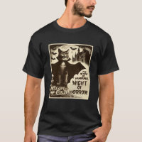 Poster d'horreur Vintage Vampire Cat Meowcula Vamp