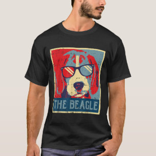 T-shirt Poster du Beagle Obama Animal Vintage Hound D
