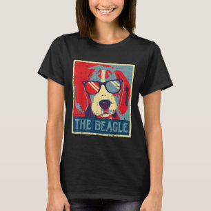 T-shirt Poster du Beagle Obama Animal Vintage Hound D