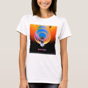 T-shirt Poster du télescope Spitzer.