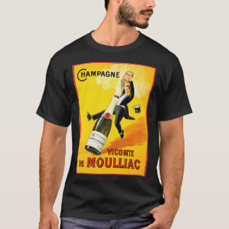 T-shirt Poster du vin vintage