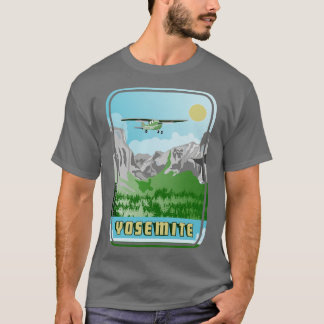 T-shirt Poster du Vintage voyage Yosemite