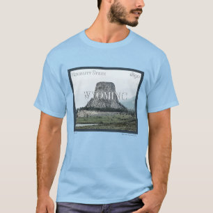 T-shirt Poster du Wyoming