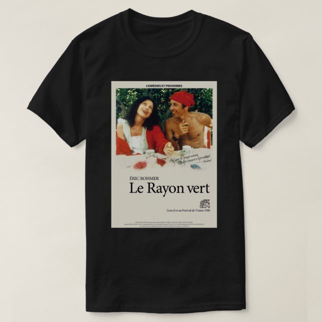 T-shirt Poster français Green Ray (Design devant)