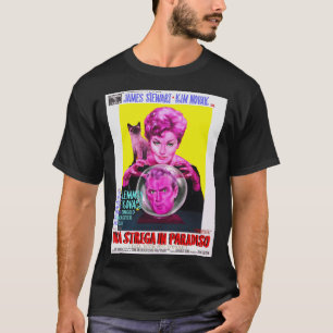 T-shirt Poster Italien De Bell Livre Et Bougie 
