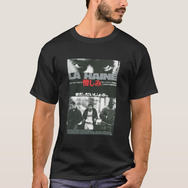 T-shirt Poster japonais La Haine (Devant)