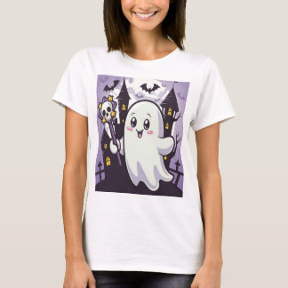T-shirt Poster mignon Ghoost avec une torsion joueuse