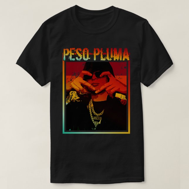T-shirt Poster Peso pluma Retro (Design devant)