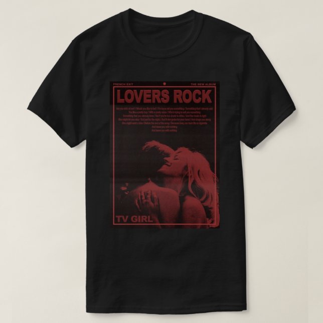 T-shirt Poster rock pour filles TV1 (Design devant)