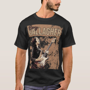 T-shirt Poster vintage Brown Rory Gallagher