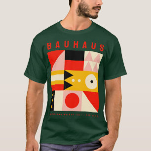 T-shirt Poster vintage d'architecture Art Déco Bauhaus