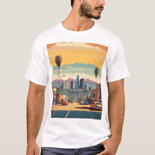 T-shirt Poster vintage de Los Angeles