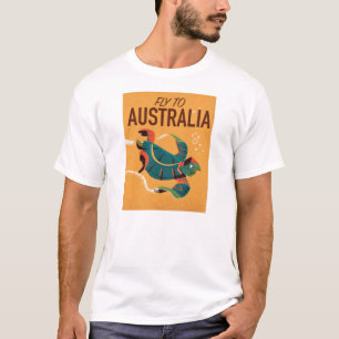 T-shirt Poster vintage de voyage en Australie