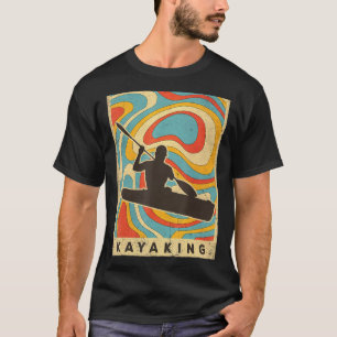 T-shirt Poster vintage Kayaking Sport Retro