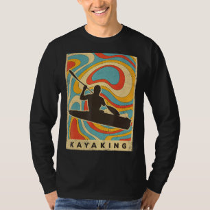 T-shirt Poster vintage Kayaking Sport Retro