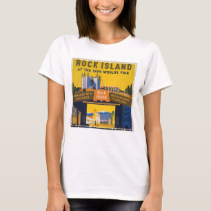 T-shirt Poster vintage Pour l'exposition mondiale de Chica