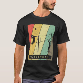 T-shirt Poster vintage Volleyball Sport Retro