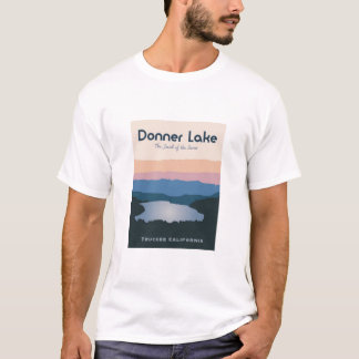 T-shirt Poster Vintage voyage Donner Lake
