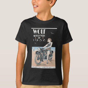 T-shirt Poster Wolf Motorcycles
