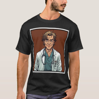 T-shirt Postgraduate MD doctor program survivor cartoon
