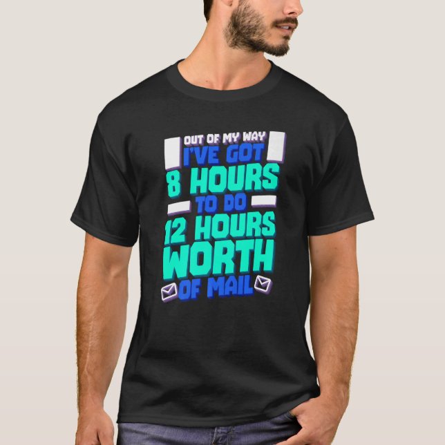 T-shirt Postman Worker Postal Worker Mailman Mail Livraiso (Devant)
