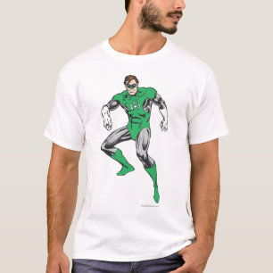 T-shirt Postures accroupies vertes de lanterne
