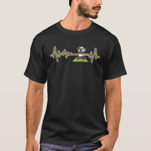 T-shirt Postures de yoga de panda Sport Gymnastique Ohmmm