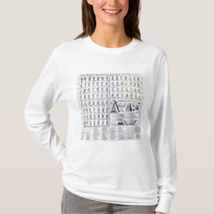 T-shirt Postures pour des mousquetaires et des Pikemen