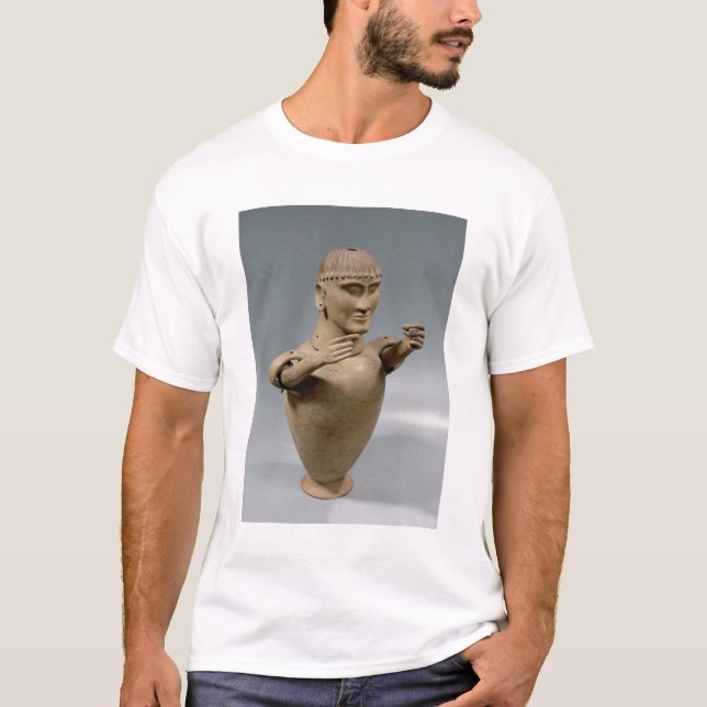 T-shirt Pot de Canopic avec les bras mobiles (argile) (Devant)