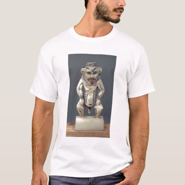 T-shirt Pot de Kohl, dépeignant le dieu égyptien Bes de (Devant)