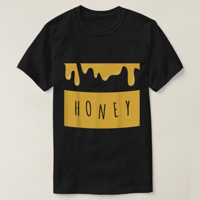 T-shirt Pot de miel de costume de miel (Design devant)