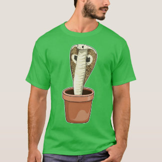 T-shirt Pot de plante serpent