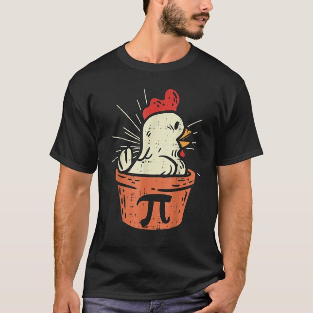 T-shirt Pot de poulet tarte jeu de mathématiques Pot de po (Devant)