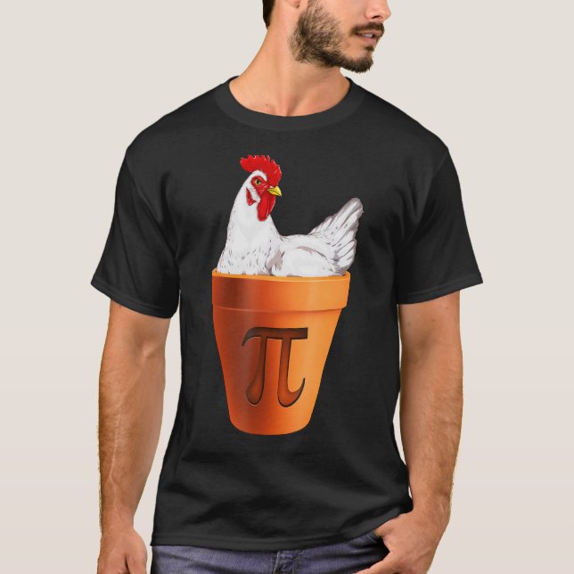 T-shirt Pot de poulet tarte jeu de mathématiques Pot de po (Devant)