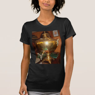 T-shirt Pot de thé doré vintage Mur Art & Imprimer