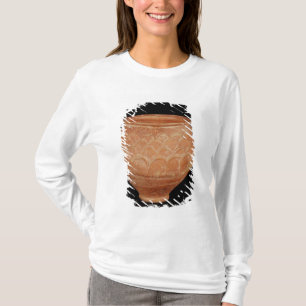 T-shirt Pot décoré de recouvrir les échelles appliquée