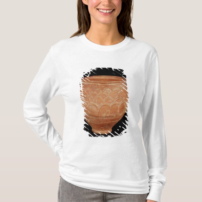 T-shirt Pot décoré de recouvrir les échelles appliquées (Devant)
