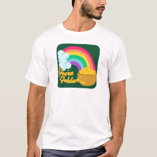 T-shirt Pot d'or en or
