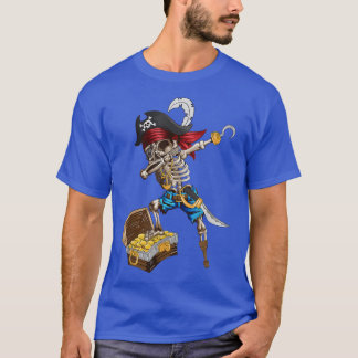 T-shirt Pot D'Or Squelette Pirate Dabbing Casquette Pirate