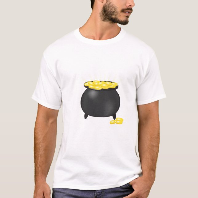 T-shirt pot et or (Devant)
