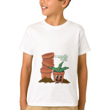 Pot heureux & Sol Jardin Humour La saleté arrive P