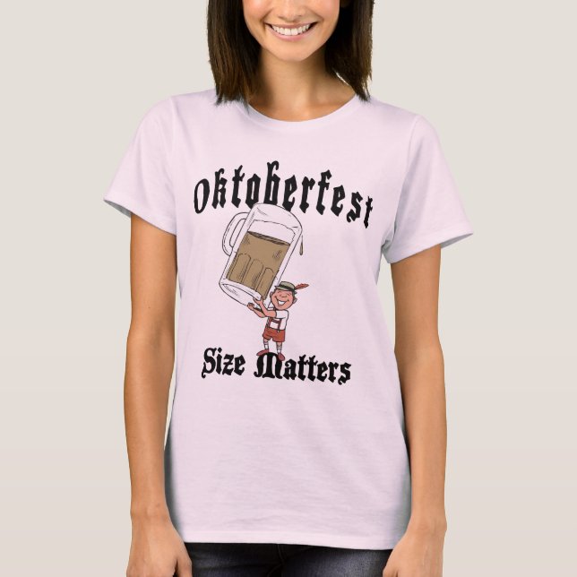 T-shirt potable drôle d'Oktoberfest (Devant)