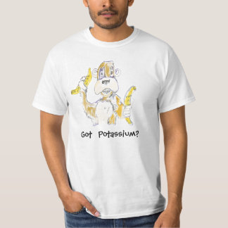 T-shirt Potassium obtenu ? Chemise de singe