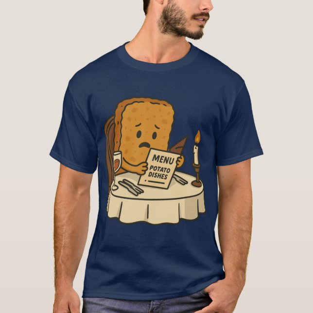 T-shirt Potato Dilemma Hash Brown Scare (Devant)