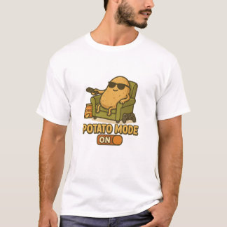 T-shirt Potato Mode – Lazy Life Activated