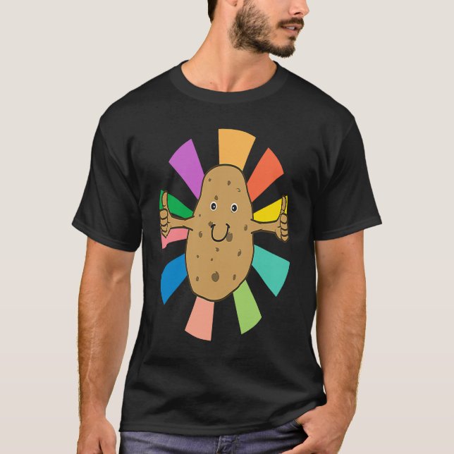 T-shirt Potatoe Ironic Hobby Chef Cooking (Devant)