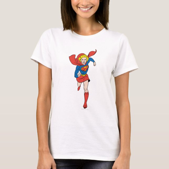 T-shirt Poteau de superfille 8 (Devant)