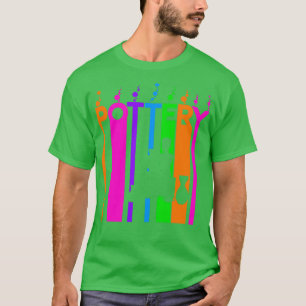 T-shirt Poterie bulles colorées
