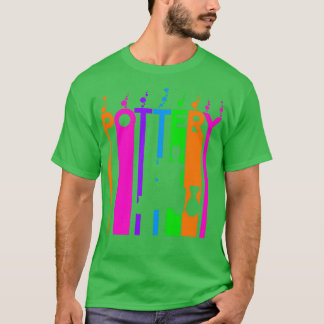 T-shirt Poterie bulles colorées
