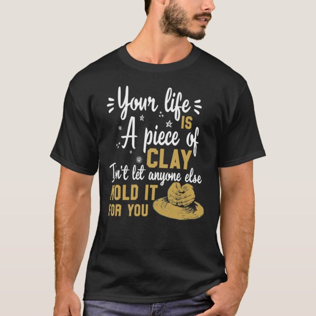 T-shirt Poterie Cadeaux Son Anniversaire Céramique amusant (Devant)